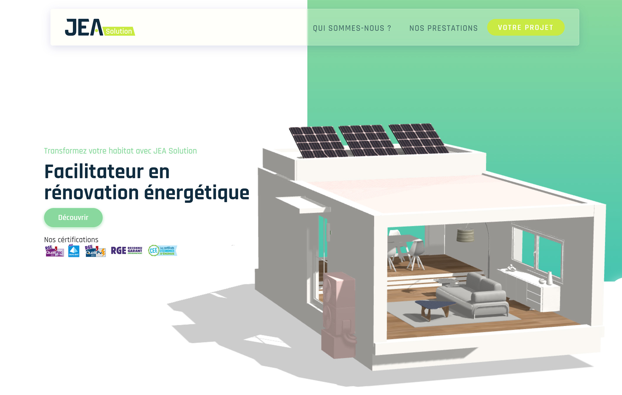 Création de site particulier